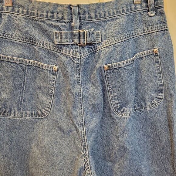 Vintage J.G. Hook Women's Sz 14 High Rise Straight Leg Medium Wash Denim Jeans - Picture 8 of 9